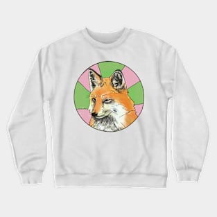 Fox- Circle Edit Crewneck Sweatshirt